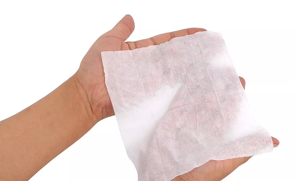 É assim que os lenços úmidos do tímus são feitos