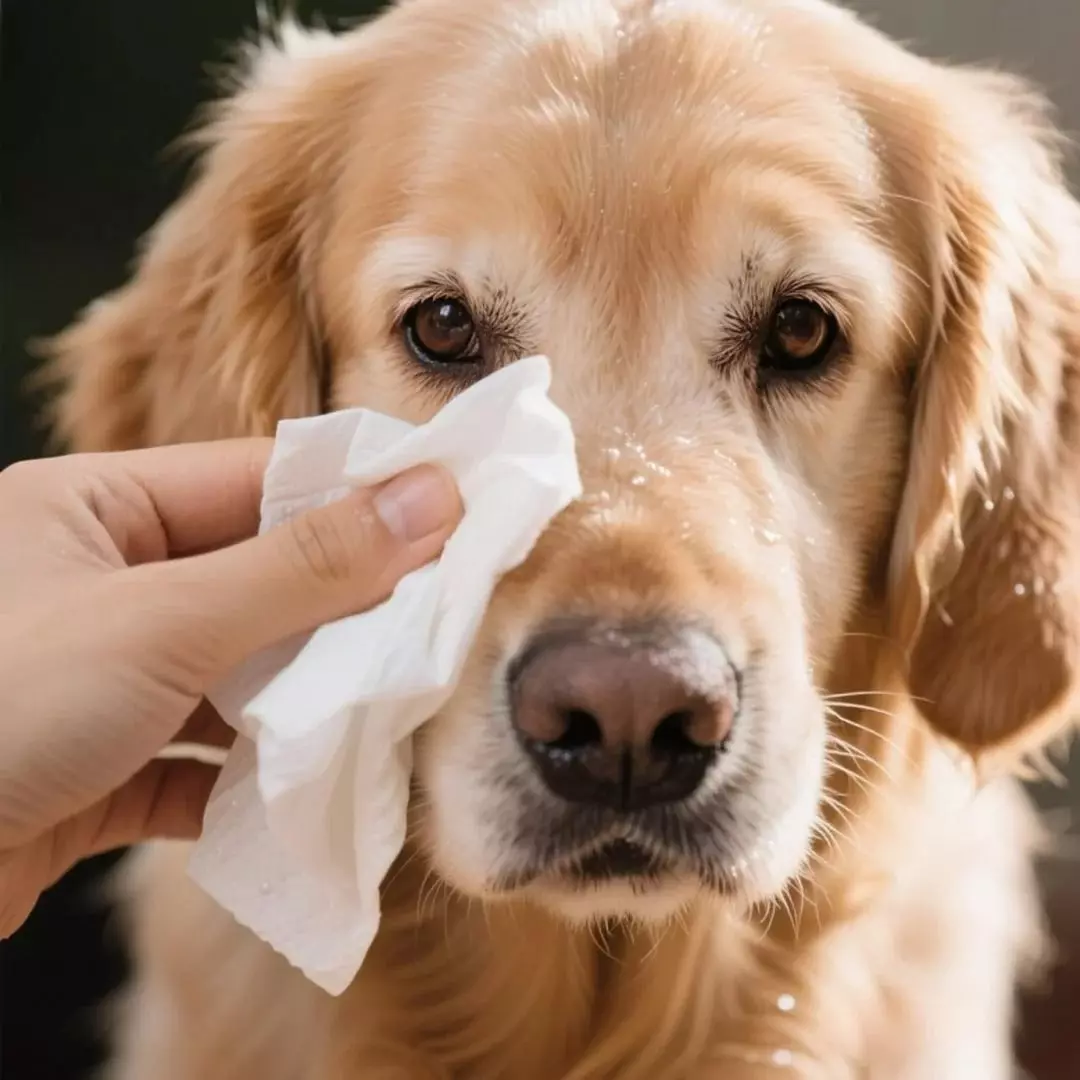 Olhos enxuga a revolução gentil do animal de estimação