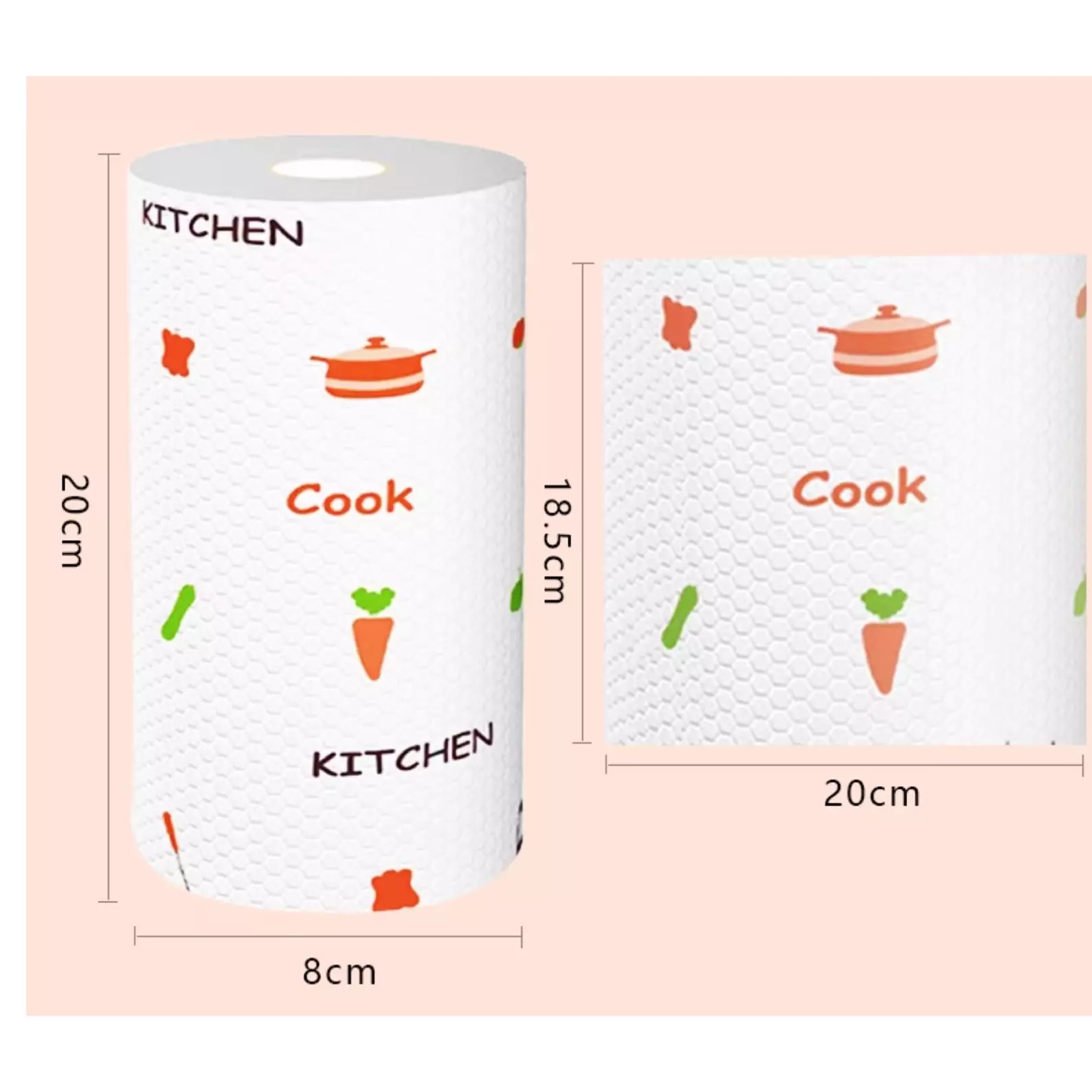 Toalha descartável de cozinha